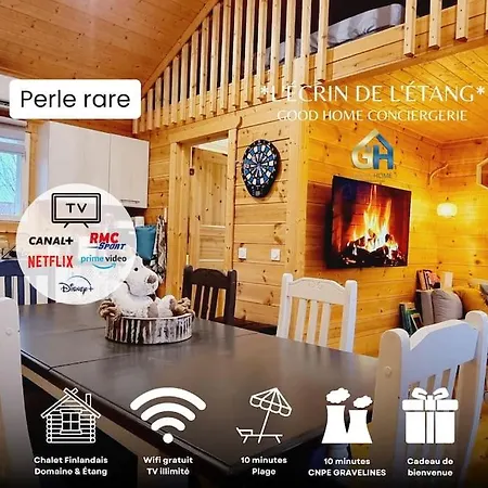 Chalet *l'ecrin De L'etang* Depaysement Assure